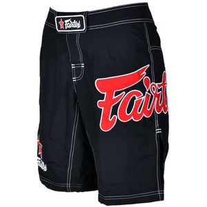 AB1 Fairtex Black MMA Board Shorts - FightstorePro