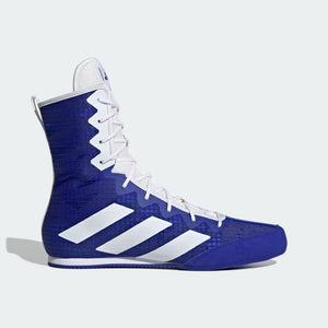 Adidas Box Hog 4 Boxing Boots - Blue/White - FightstorePro