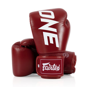 BGV1 Fairtex X ONE Championship Red Boxing Gloves - FightstorePro
