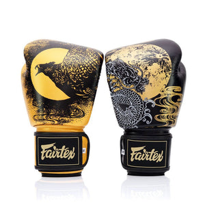 BGV26 Fairtex Harmony Six Black-Gold Boxing Gloves - FightstorePro