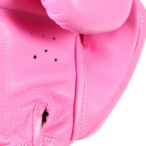 BGVL3 Twins Pink Velcro Boxing Gloves - FightstorePro