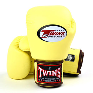 BGVL3 Twins Vanilla Velcro Boxing Gloves - FightstorePro