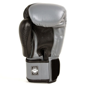 BGVL8 Twins Black-Grey 2-Tone Boxing GLoves - FightstorePro