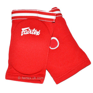 EBE1 Fairtex Red Competition Elbow Pads - FightstorePro