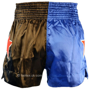 Fairtex BS84 Classic Blue-Black Muay Thai Fight Shorts - FightstorePro