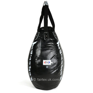 Fairtex HB15 Teardrop Bag (FILLED) Black - FightstorePro