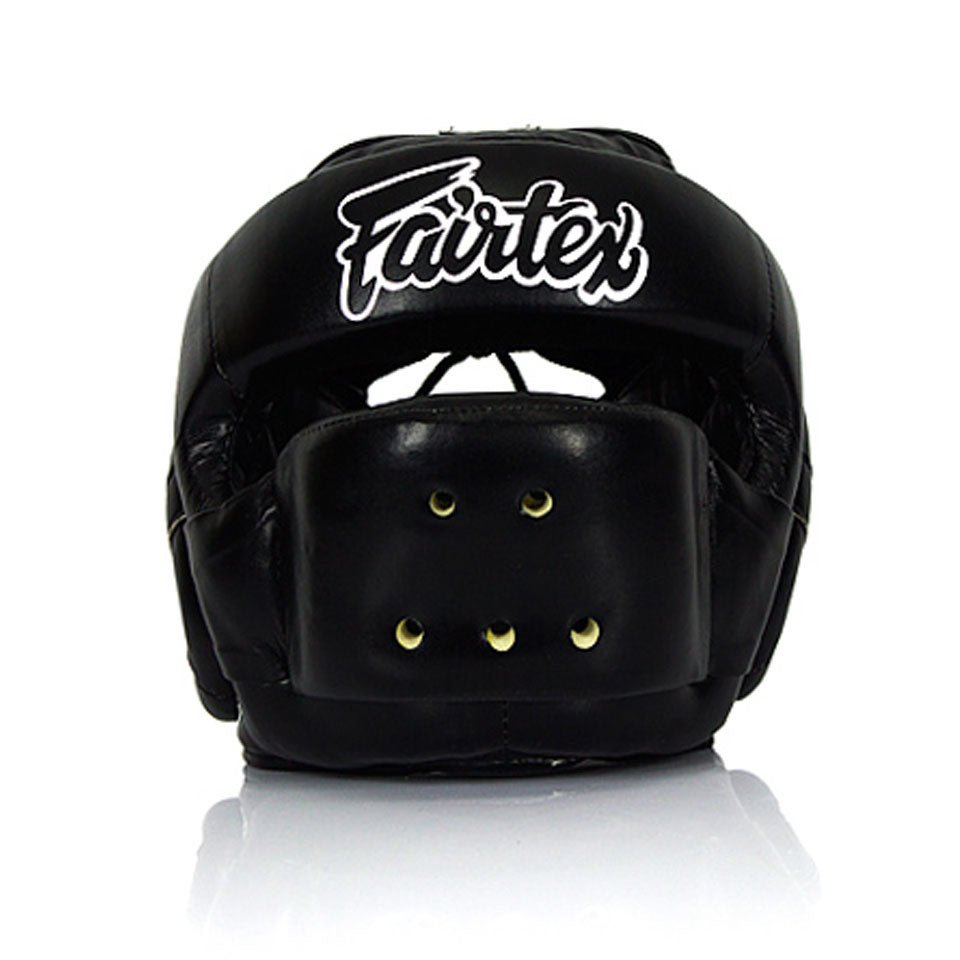 Fairtex HG14 Full Face Headguard Black - FightstorePro