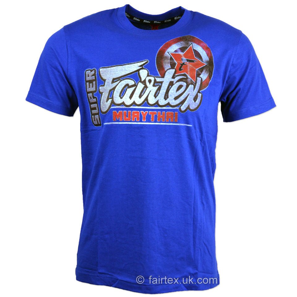 Fairtex TST106 Super T-Shirt Blue - FightstorePro