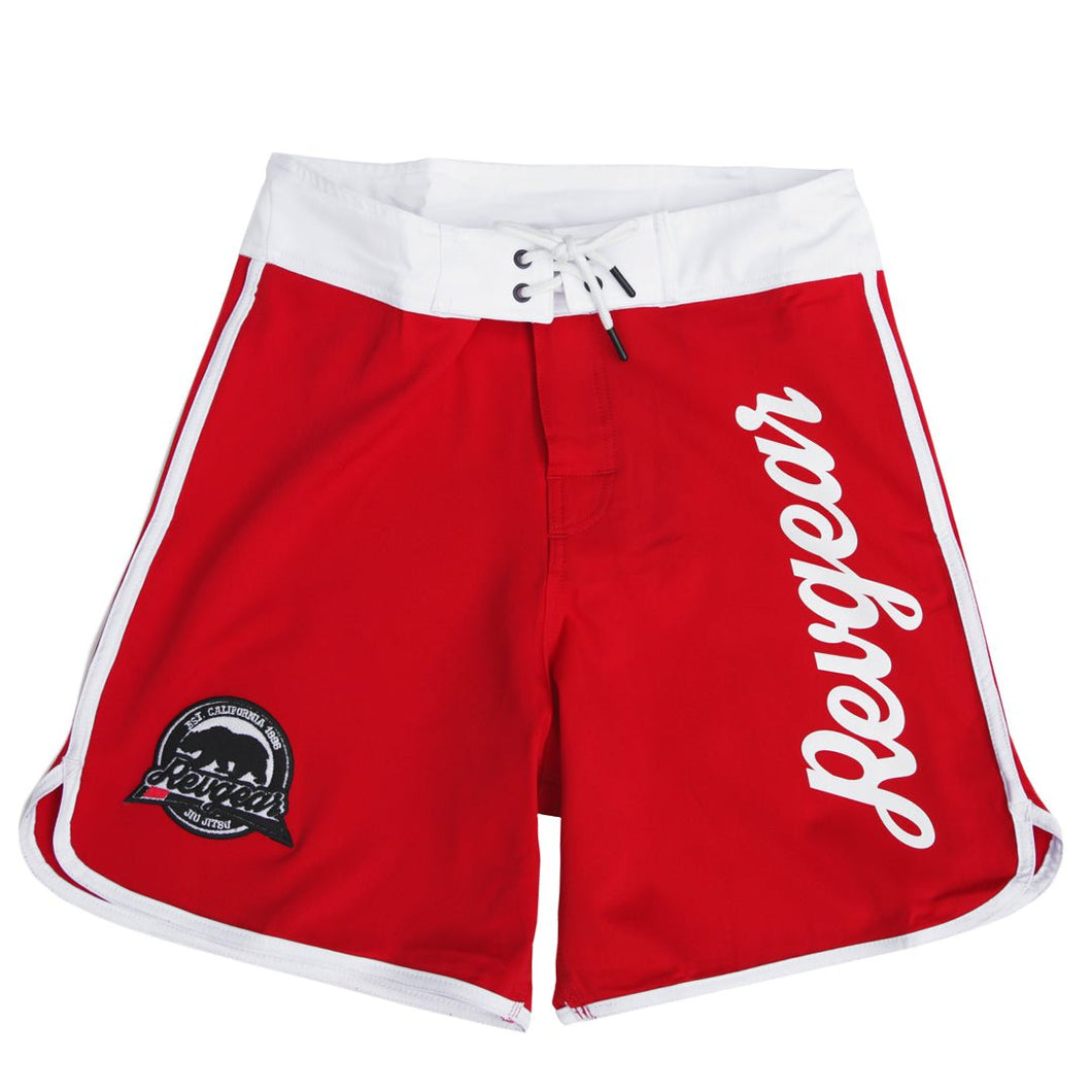 Revgear BJJ Board Shorts - Red - FightstorePro