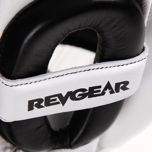 Revgear Guvnor Face Saver Head guard - White - FightstorePro
