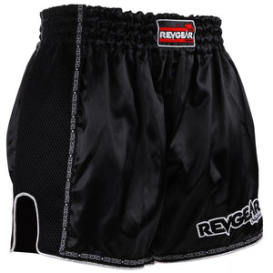 Revgear Original Muay Thai Shorts - Black - FightstorePro