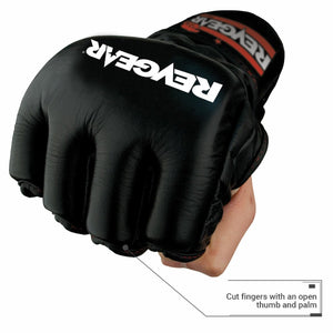 Revgear Pro Series Challenger 2 MMA Gloves - 4oz Competition Black - FightstorePro