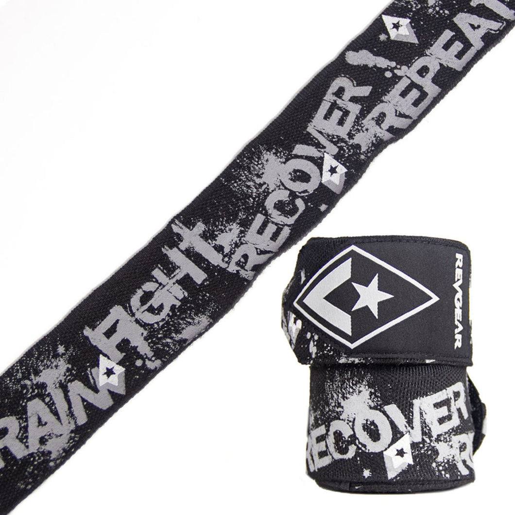 REVGEAR PRO SERIES ELASTIC HAND WRAPS | TRAIN FIGHT RECOVER REPEAT | 2