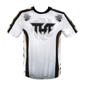 TS008 TUFF T-Shirt White Rowel With Double Hanuman Head - FightstorePro