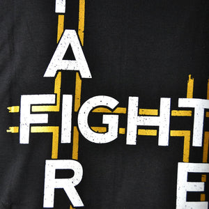 TST177 Fairtex Fight Team Black-Gold T-Shirt - FightstorePro