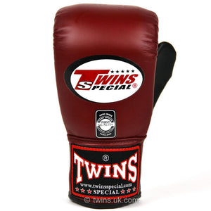 Twins Air-Flow Bag Mitts - Burgundy - FightstorePro