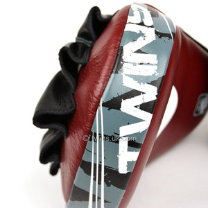 Twins PML-10 Deluxe Curved Focus Mitts Burgundy - FightstorePro