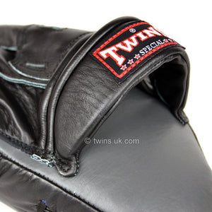 Twins PML-10 Deluxe Curved Focus Mitts Grey - FightstorePro