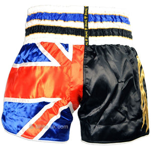 Twins TWS-850 UK Flag Muay Thai Shorts - FightstorePro