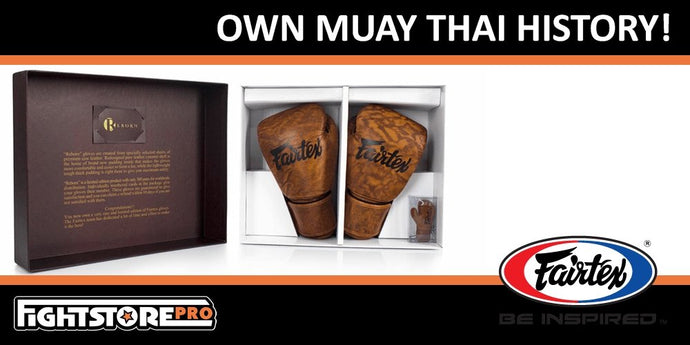 A rare opportunity to own a piece of Muay Thai history...