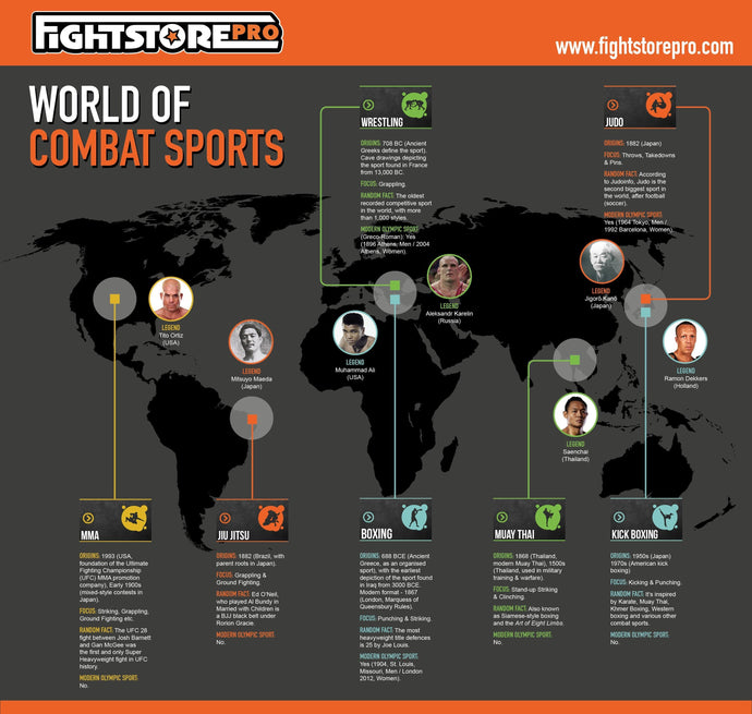 Infographic - World of Combat Sports