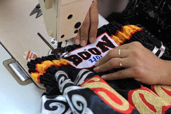 Making Boon Thai Shorts - FightstorePro