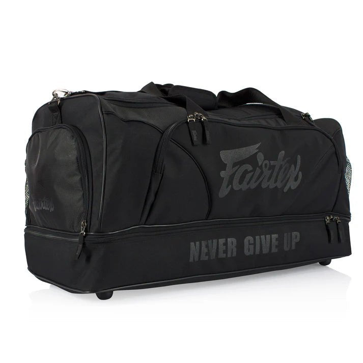 Fairtex BAG2 Black/grey Heavy Duty Gym Bag - FightstorePro