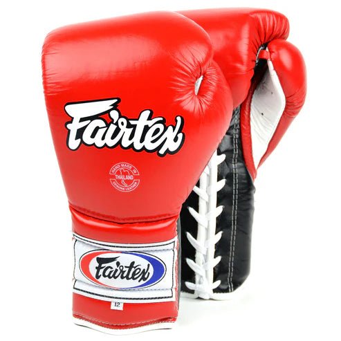 Fairtex BGL7 12oz Mexican Lace - Up Gloves - FightstorePro