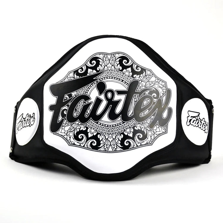 Fairtex BPV3 White Lightweight Belly Pad - FightstorePro