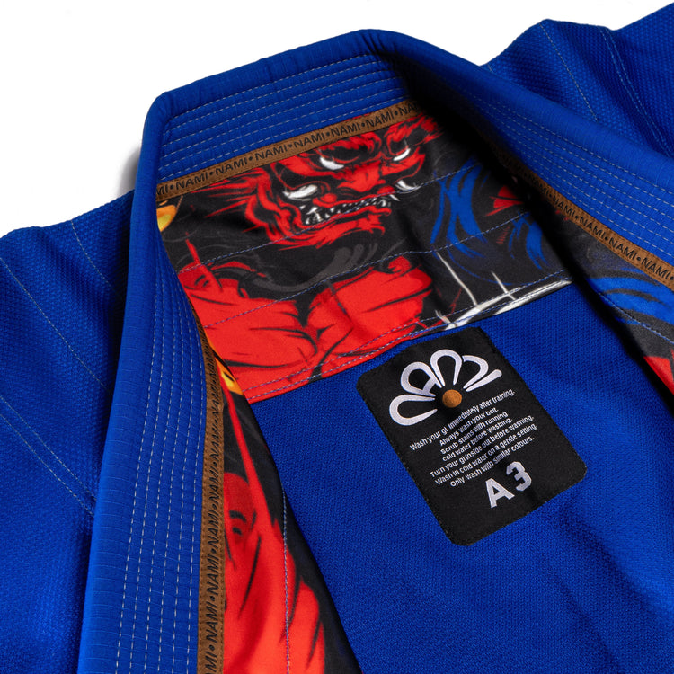 NAMI “Akuma” Premium BJJ Gi - Blue - FightstorePro