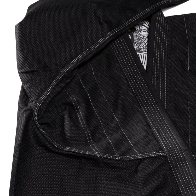NAMI “Sōmen” Premium BJJ Gi - Black - FightstorePro