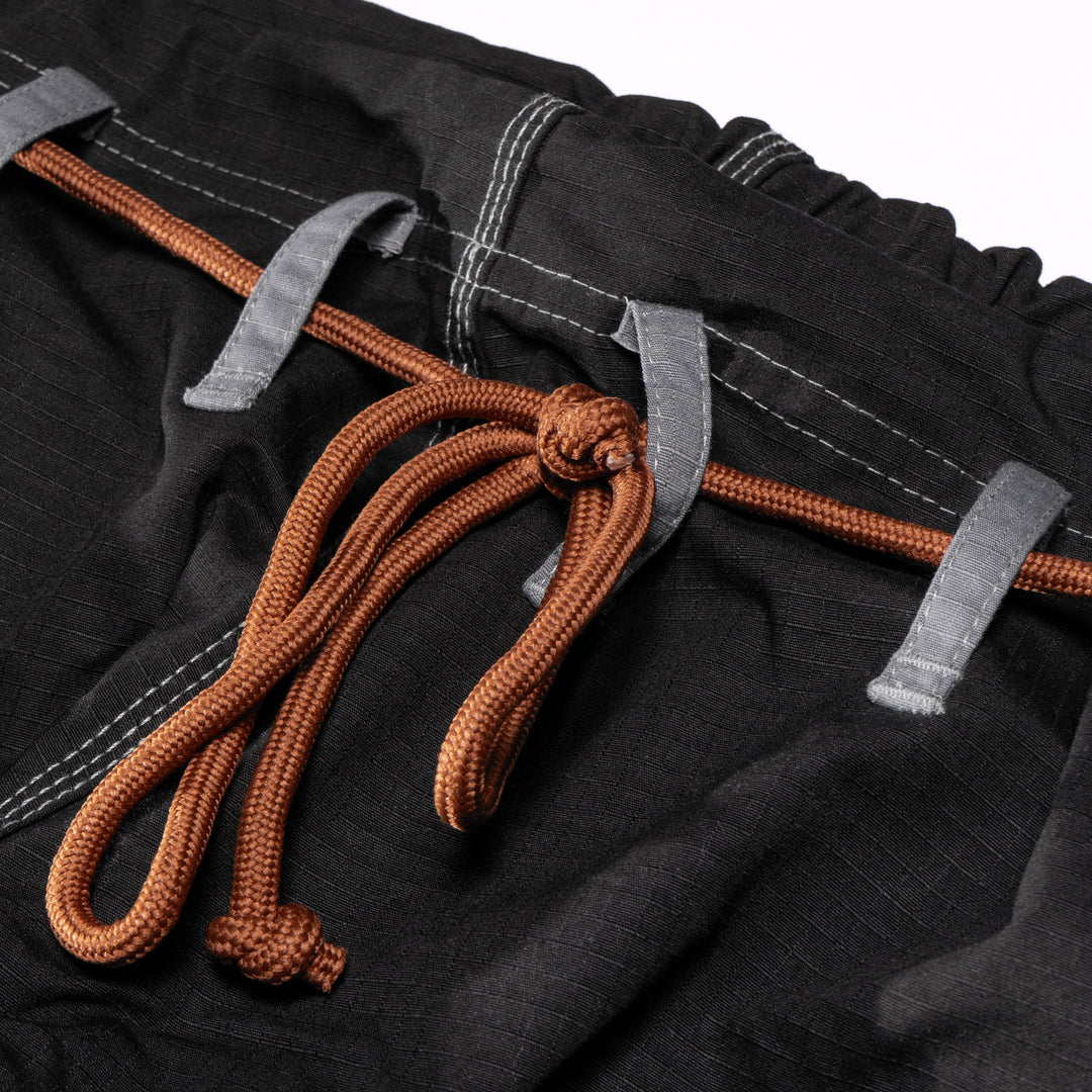 NAMI “Sōmen” Premium BJJ Gi - Black - FightstorePro