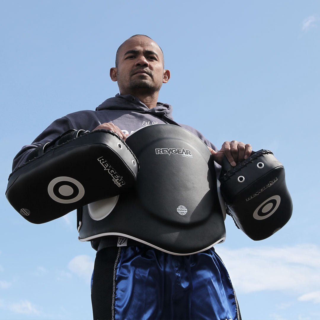 Original Thai Belly Pad - Black Collection - FightstorePro