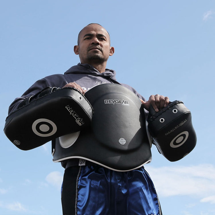 Original Thai Belly Pad - Black Collection - FightstorePro