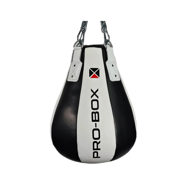 Pro Box Black/White Leather Maize Ball - FightstorePro