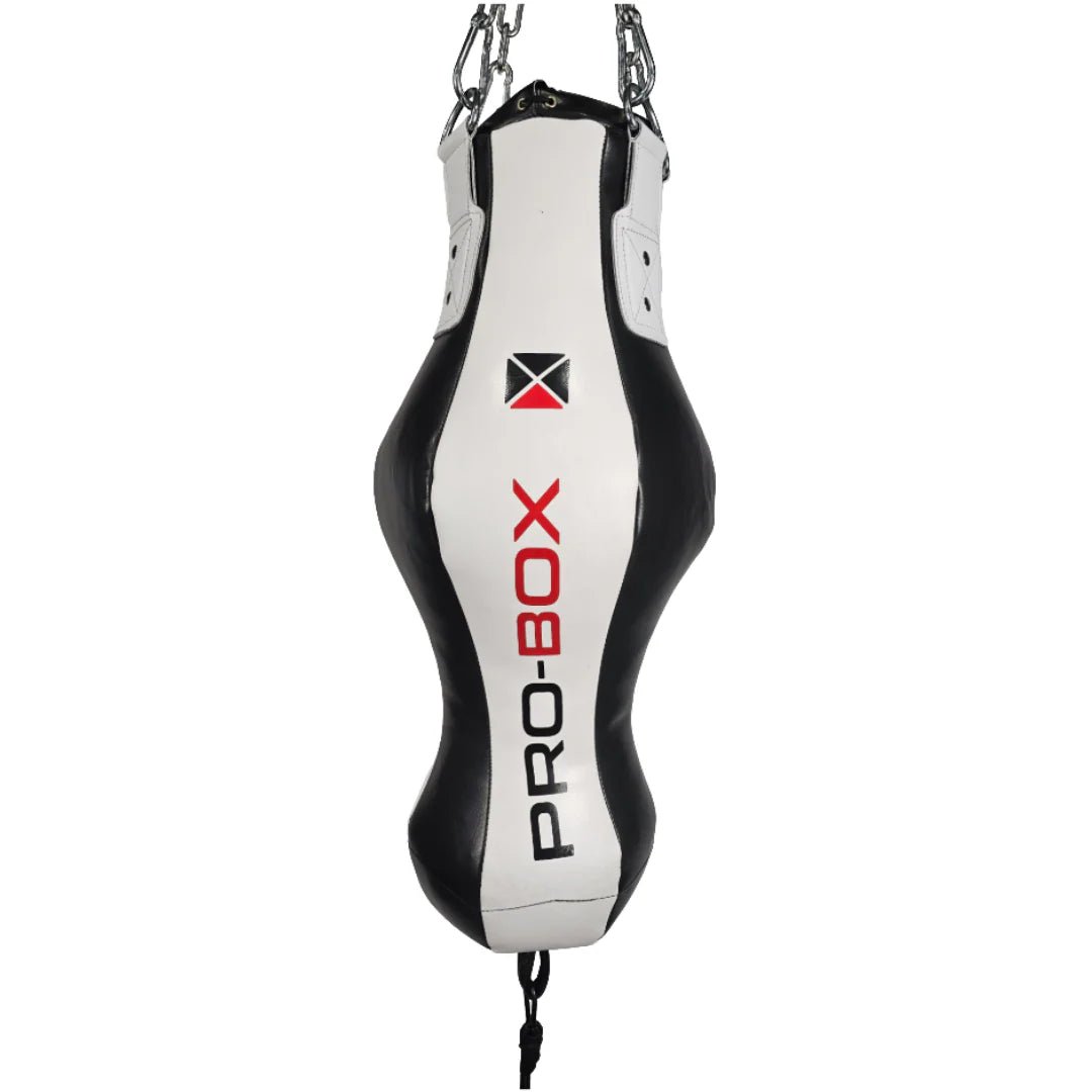 Pro Box Champ Black/White Leather 3 in 1 Bag - FightstorePro