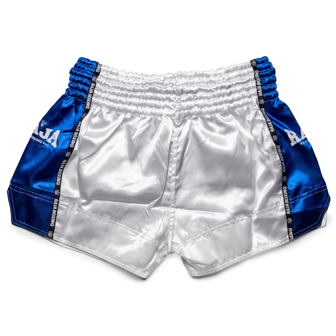 Raja Muay Thai Shorts - Blue/White - FightstorePro