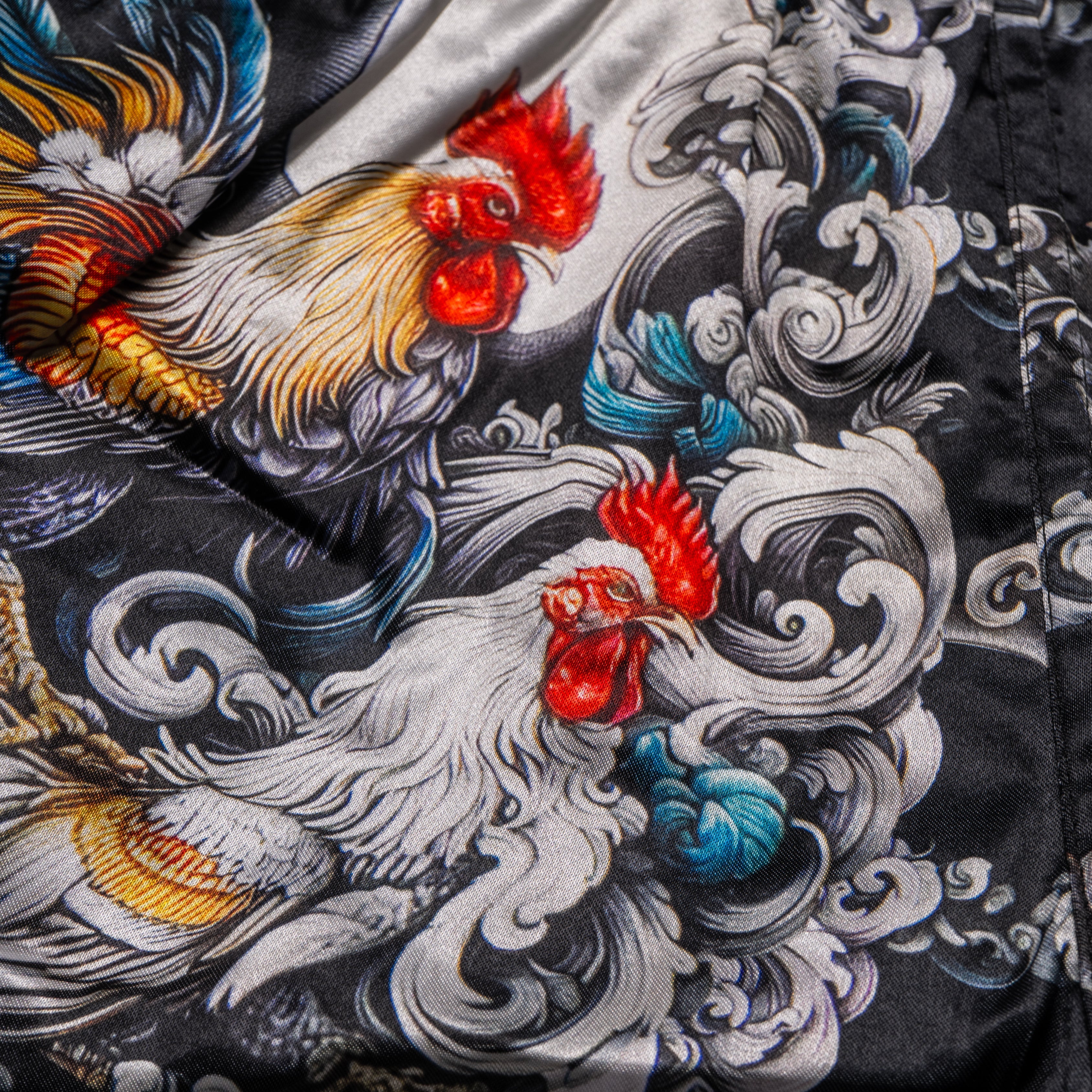 Raja Muay Thai Shorts - Fighting Cocks - FightstorePro