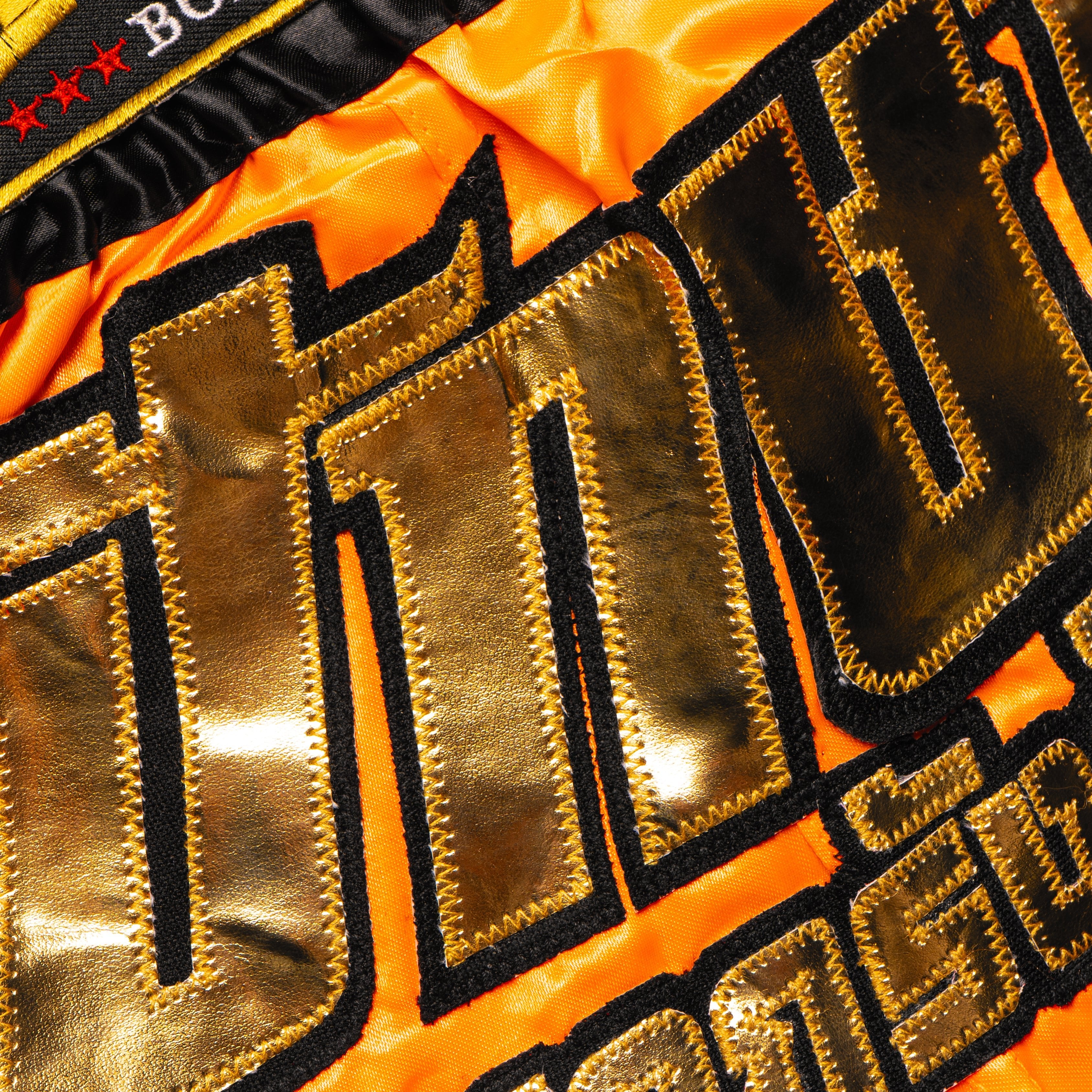 Raja Muay Thai Shorts - Orange - FightstorePro