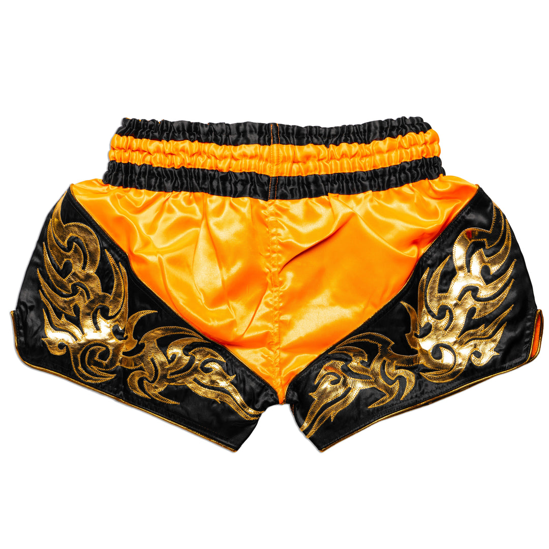 Raja Muay Thai Shorts - Orange - FightstorePro