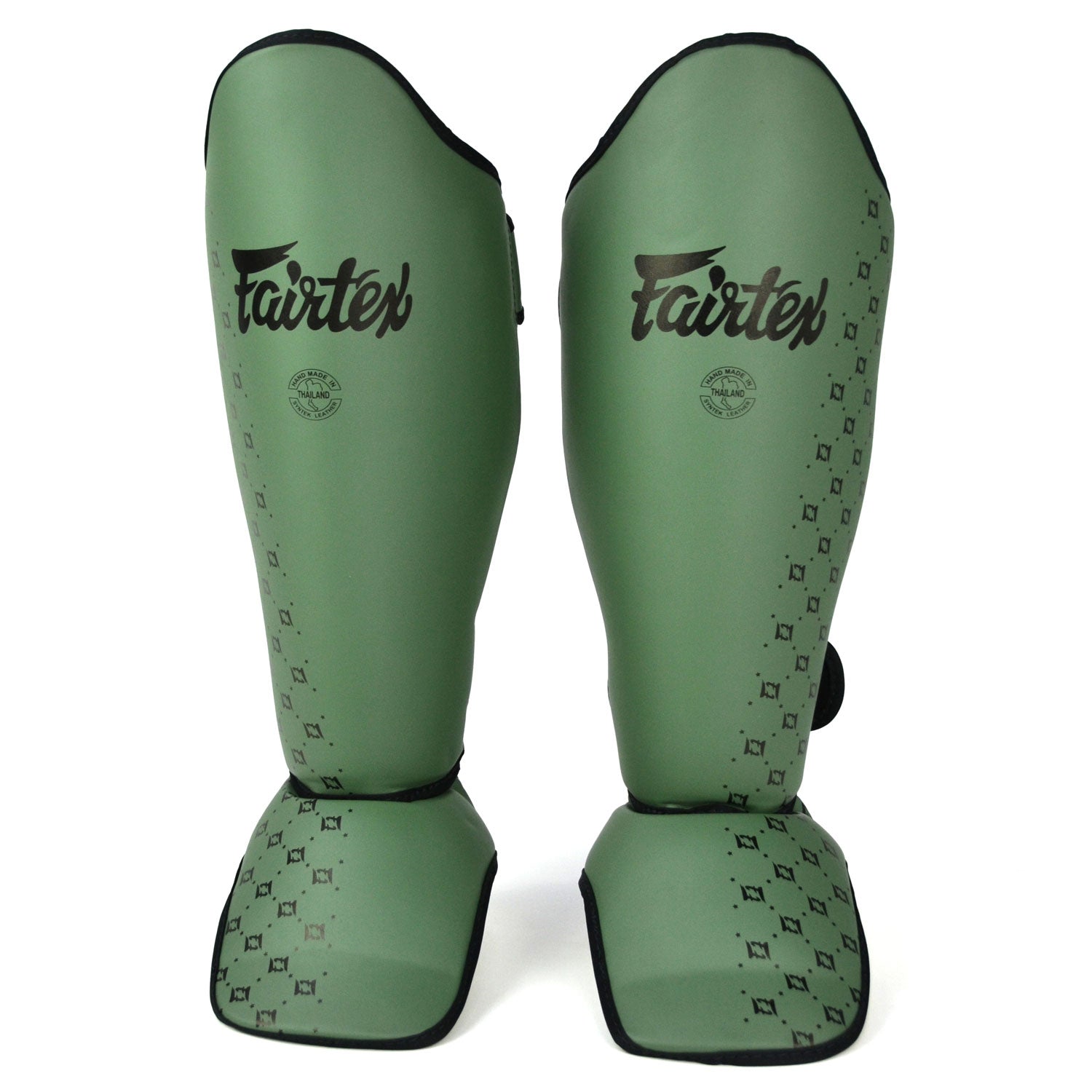 SP5 Fairtex Olive Green Shin Pads - FightstorePro