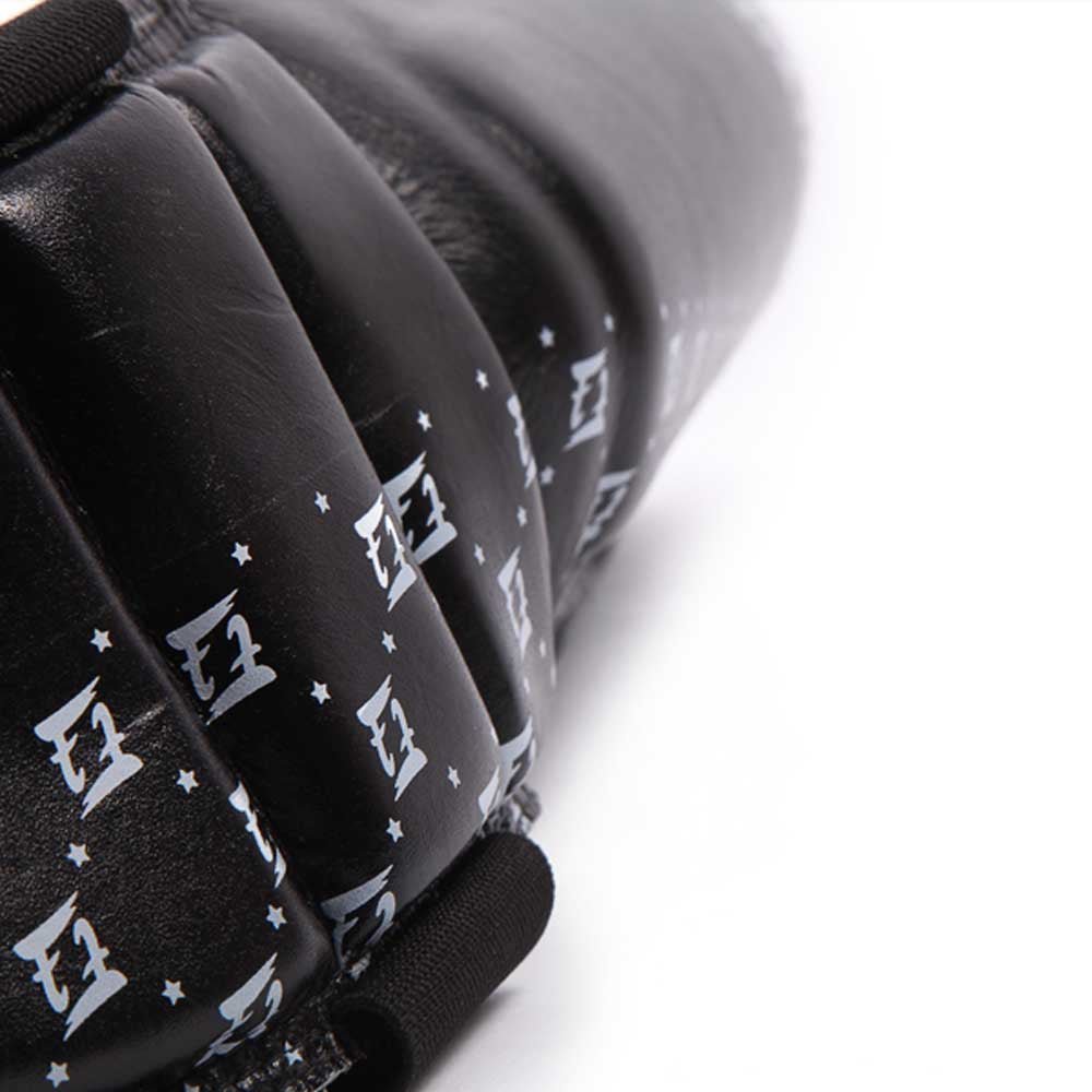 SP6 Fairtex Black MMA Style Shin Pads - FightstorePro