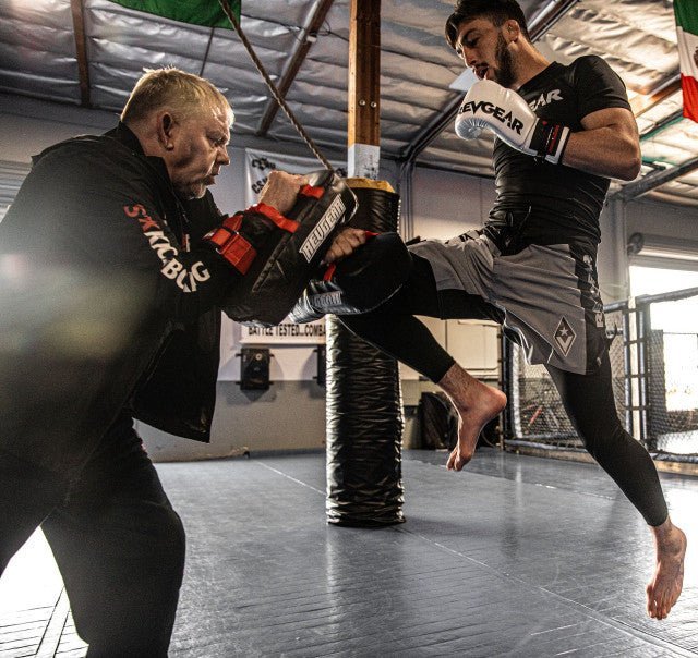 STEALTH 1 HYBRID FIGHT SHORTS - BLACKS COLLECTION - FightstorePro