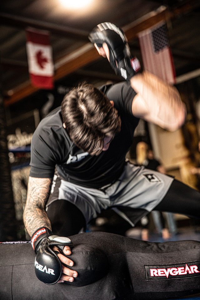 STEALTH 1 HYBRID FIGHT SHORTS - BLACKS COLLECTION - FightstorePro