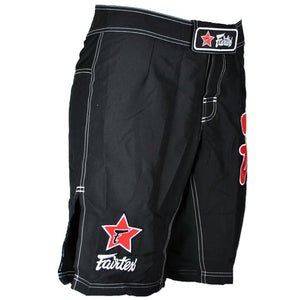 AB1 Fairtex Black MMA Board Shorts - FightstorePro