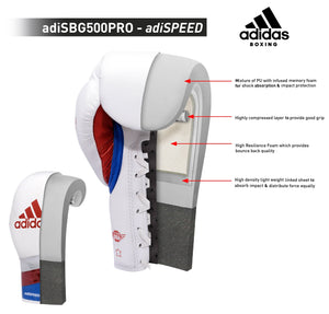 Adidas AdiSpeed Boxing Gloves - Lace - FightstorePro