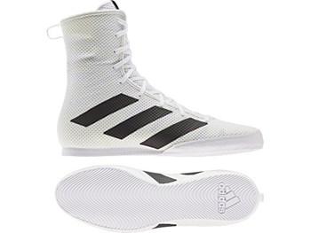 Adidas Box Hog 3 Boxing Boots - White - FightstorePro