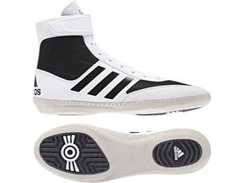 Adidas Combat Speed 5 Wrestling Boots - White - FightstorePro