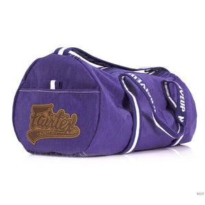 BAG9 Fairtex Purple Retro Style Barrel Bag - FightstorePro
