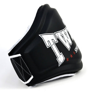 BEPS4 Twins Large Logo Belly Pad Black-White - FightstorePro